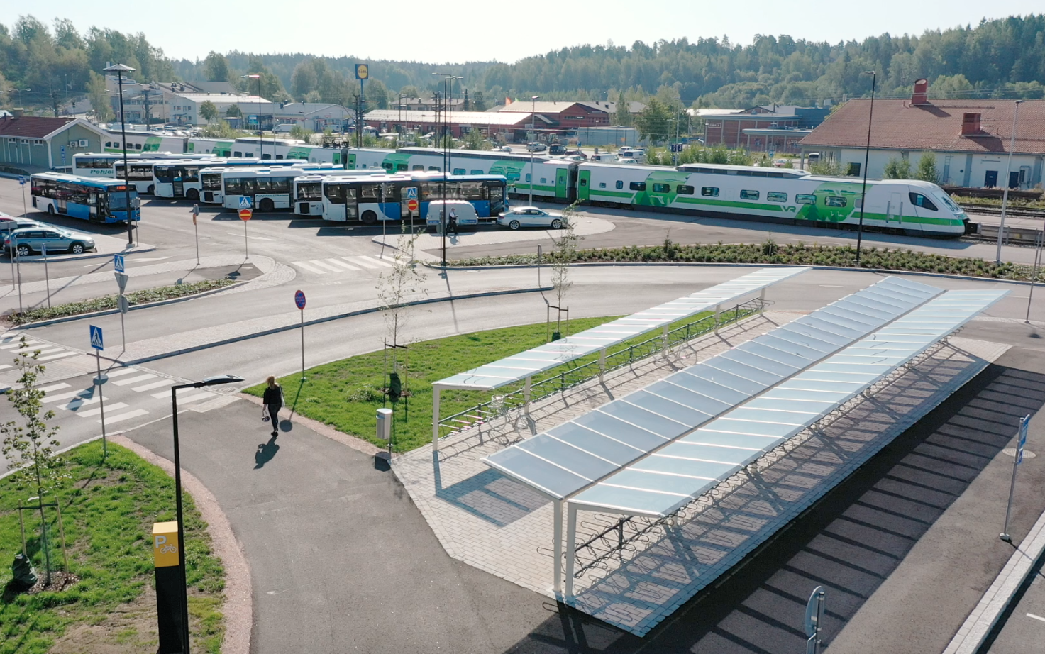 Kirkkonummen rautatieaseman pyöräpysäköinti