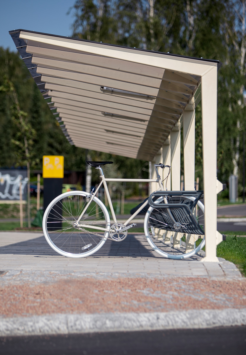 Pyöräkatos ja pyöräteline