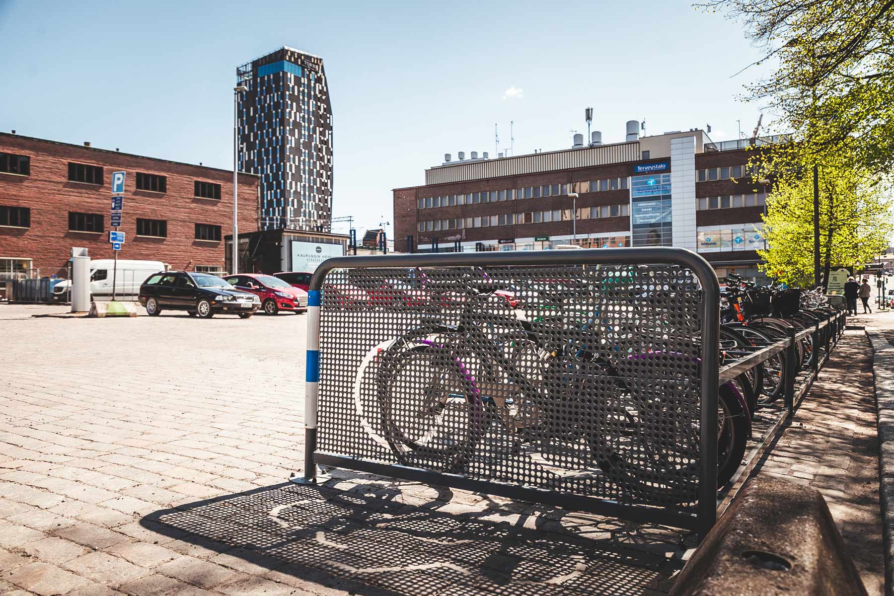 Pyöräteline Tampereella