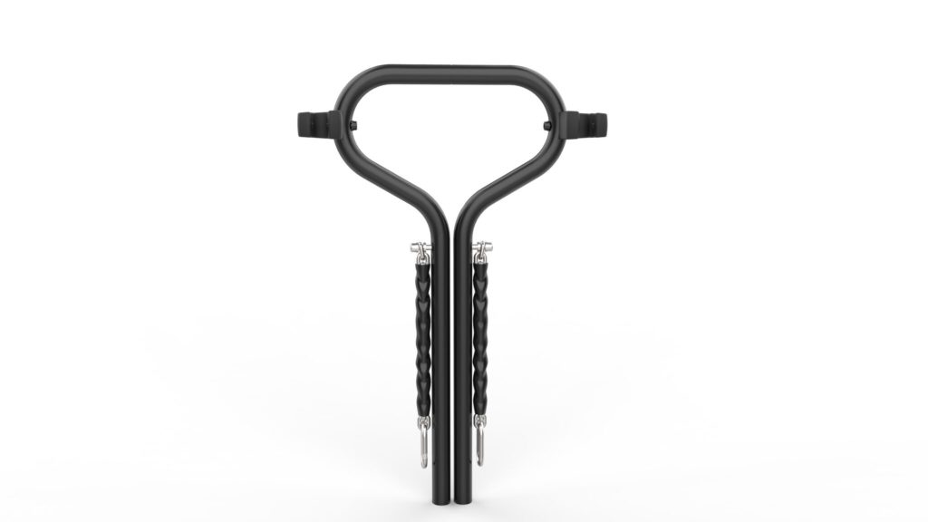 Cyklos BETA cykelpollare med cykelhållare och kätting