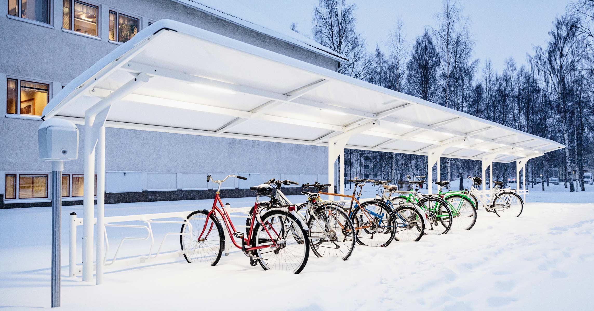 Cykeltak under vinter