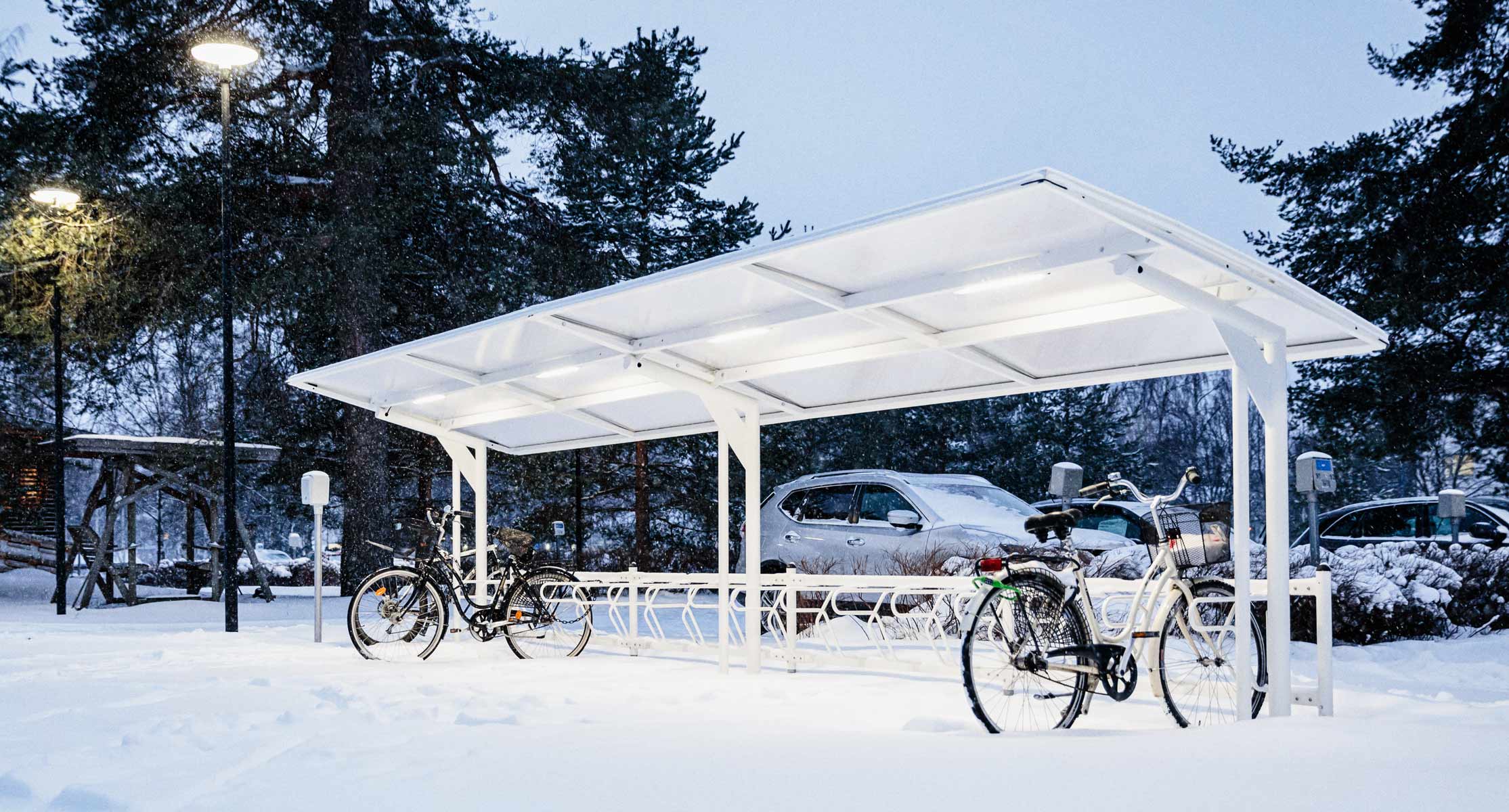 Cykeltak för vintercykling