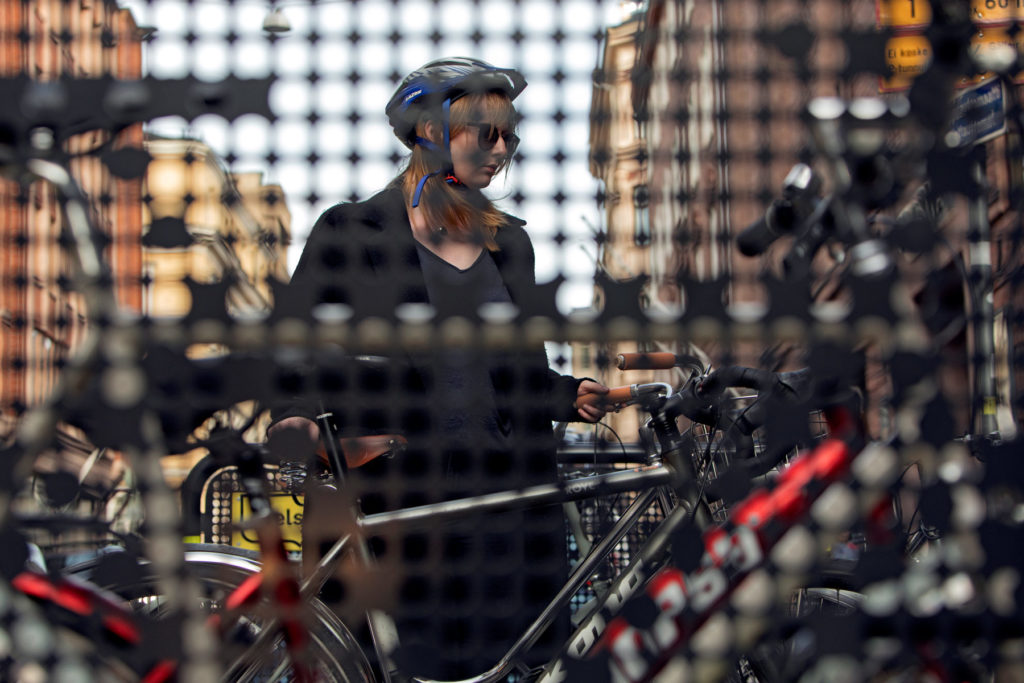 Cykelhage DELTA skyddar cykelställ