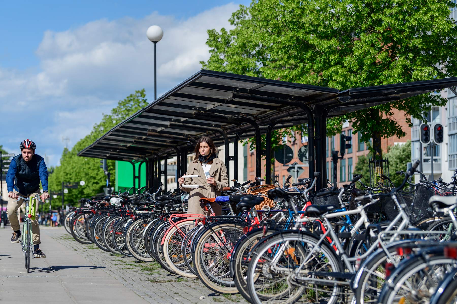 Hållbart cykeltak från Cyklos